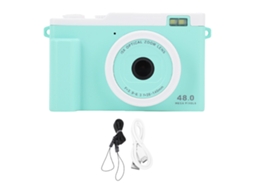 Câmera Digital Portátil 1080p 48mp Com Duas Câmeras Zoom Digital 15x Flash Led Wifi Para Viagens Compacta