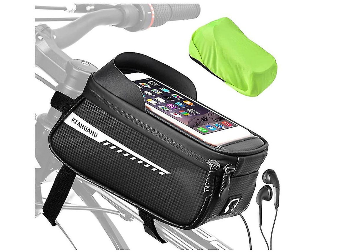 Bolsa Telefone Bicicleta 7 Ipx8 Tela Sensivel/viseira Solar Preto Yizhood