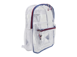 Mochila Transparente Pvc Grande Capacidade Unissex