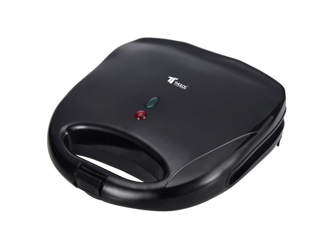 Sanduicheira Elétrica com Capacidade para 2 Sanduíches 750W Prepare Deliciosos Sanduíches com Esta Prática Sanduicheira Elétrica de 750W. Cor THULOS