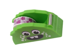 Dispensador de Fita Adesiva Fofo com Cortador Afiado para Escritório, Mesa, Pequeno e Durável, Estilo Kawaii. GOKOCO