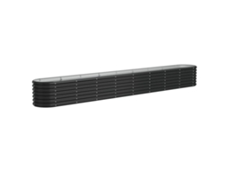 Garden Raised Bed, Garden Raised Beds Vidaxl Antracite Aço (332 X 40 X 36 Cm)