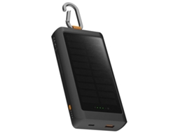 Xtorm Powerbank Solar Go2 10000mah Porta Usb E Usb-c 15w Com Painel 1w Preto