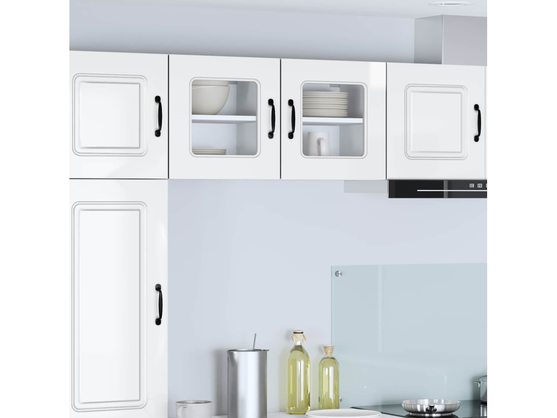 Vidaxl Painel De Lava-louça Kalmar Branco Brilhante 40 X 31 X 40 Cm