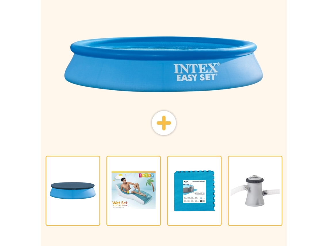 Intex Piscina Easy Set Redonda - 305x61 Cm - 5-peças S129