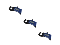 Conjunto De 3 Mini Medidores Digitais Espessura Carbono Gatuida Para E