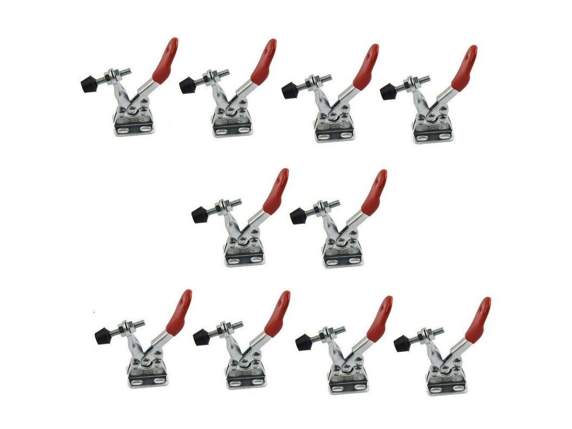 10* Grampo Toggle Vermelho Gh-201a Ferramenta Manual De Liberação Rápida Conjunto De Clip Horizontal Kbb