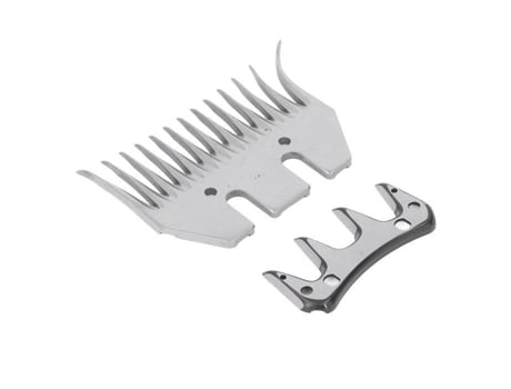 Vbestlife tesoura de ovelha lâmina tesoura de ovelha lâmina curvada 13 dentes lã clipper pente cortador aparador acessórios kit VBESTLIFE