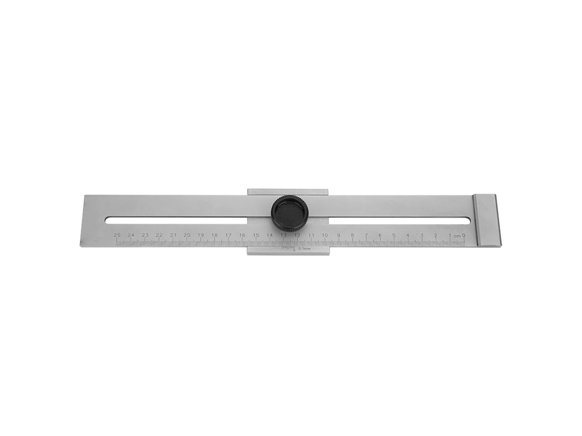 Régua De Marcação Para Marcenaria, Riscador De Precisão Em Aço Carbono 0a 250mm Para Desenho Ângulos