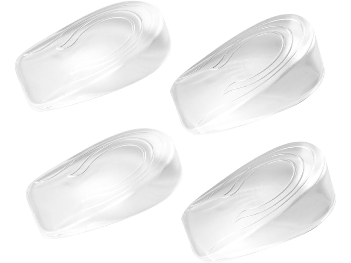 Palmilhas De Gel Bestyash Para Calcanhar, Aumentam A Altura, 2 Pares, Absorvem Impacto E Distribuem A Pressão