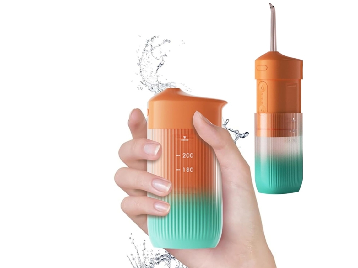 Minirrigador Avançado, Tecnologia de Limpeza, Compacto para Viagem, Remoção de Manchas Dentárias STELASPLEN