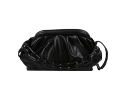 Bolsa Feminina Moda De Bolinho De Uma Almofada Com Grande Capacidade Bolsa De Braço Plegável Nuvem