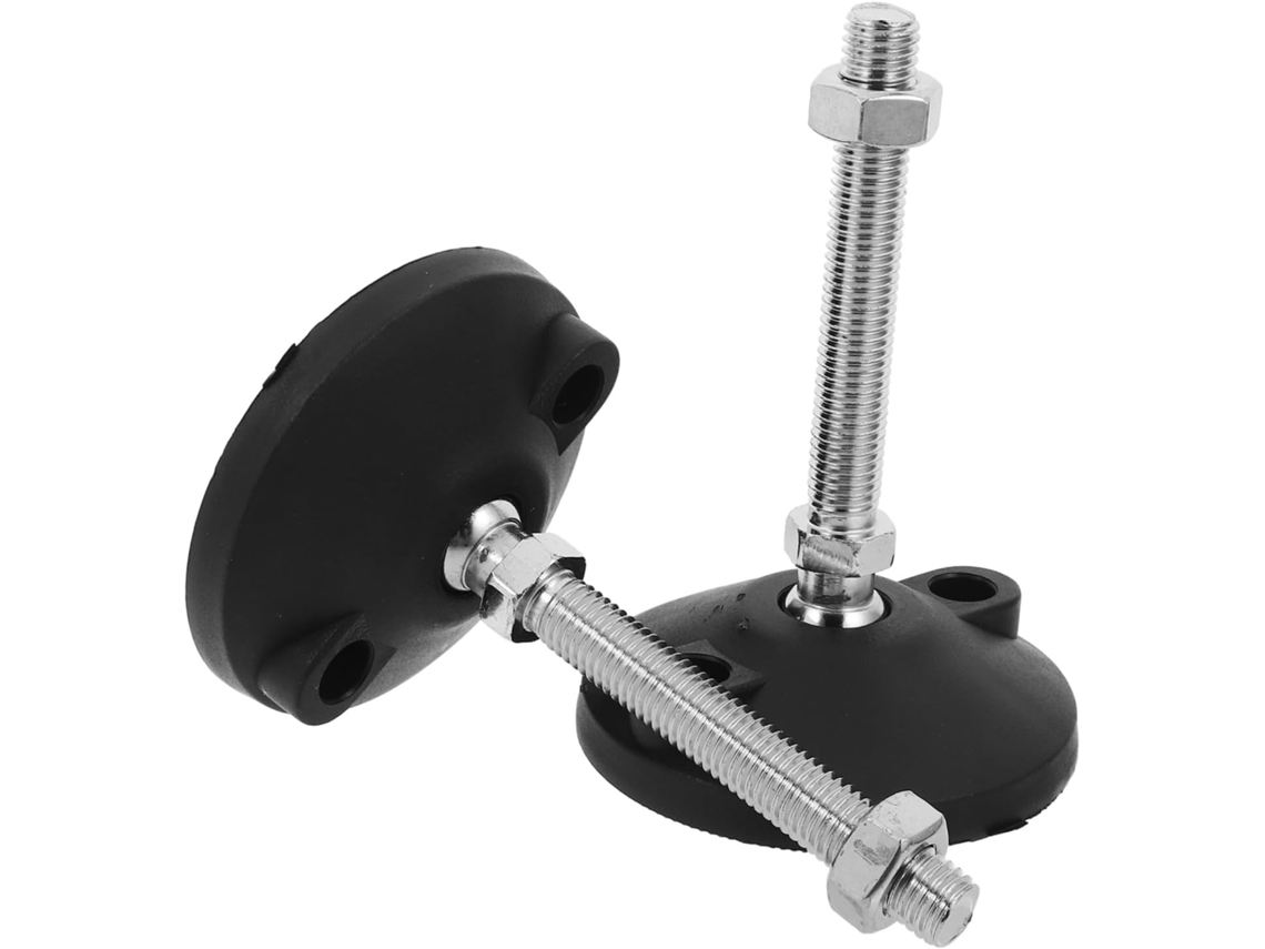 Pé Nivelador De Nylon Homoyoyo M14x100 Para Base Ferro, 2 Peças