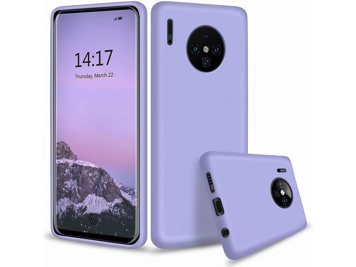 Capa Forro Protetora para Huawei Mate 30 Pro HONGWE. Anti-Choque Roxo