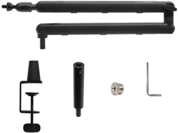 Suporte de Microfone Robusto com Grampo de Mesa, Microfone Ajustável. SFUSHOS