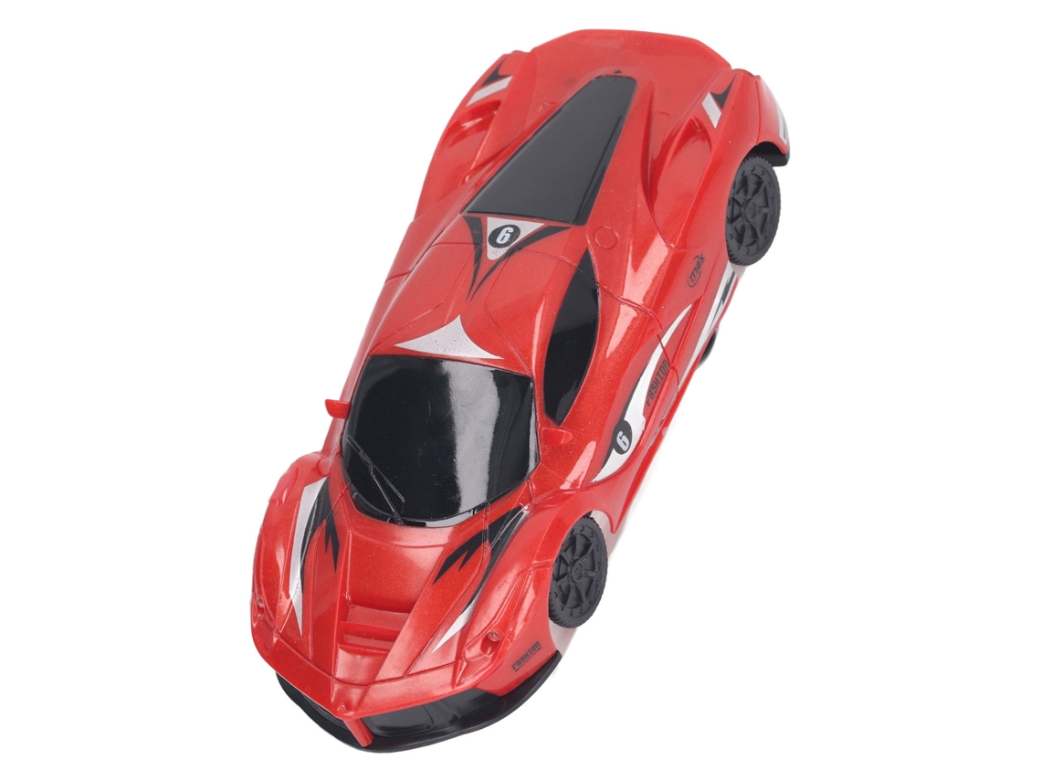 Carro De Controle Remoto Elétrico Recarregável Para Parede Com Drift E Stunts Para Crianças Vermelho