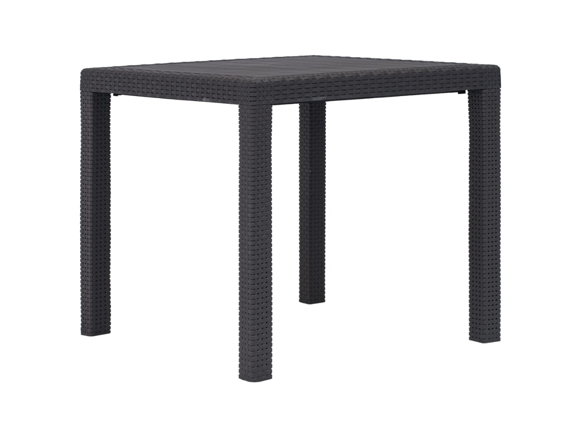 Garden Table, Garden Tables Vidaxl Marrom Plástico (79 X 79 X 72 Cm)