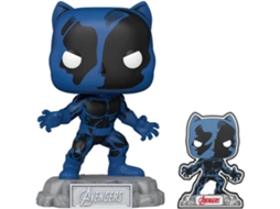 Figura Funko Pantera Negra Vingadores 60º Us Exclusivo Pop! Vinil com Pin MARVEL