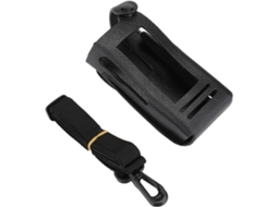 Capa De Couro Duro Para Rádio Walkie Com Clip E Cinto De Nylon Para Motorola P8268
