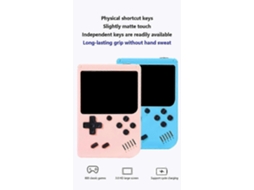 um Azul Retro Jogos Clássicos Infantis Portátil Pequeno Console de com 500 Carregamento Pode Ser Conec Tado À Tv GOKOCO