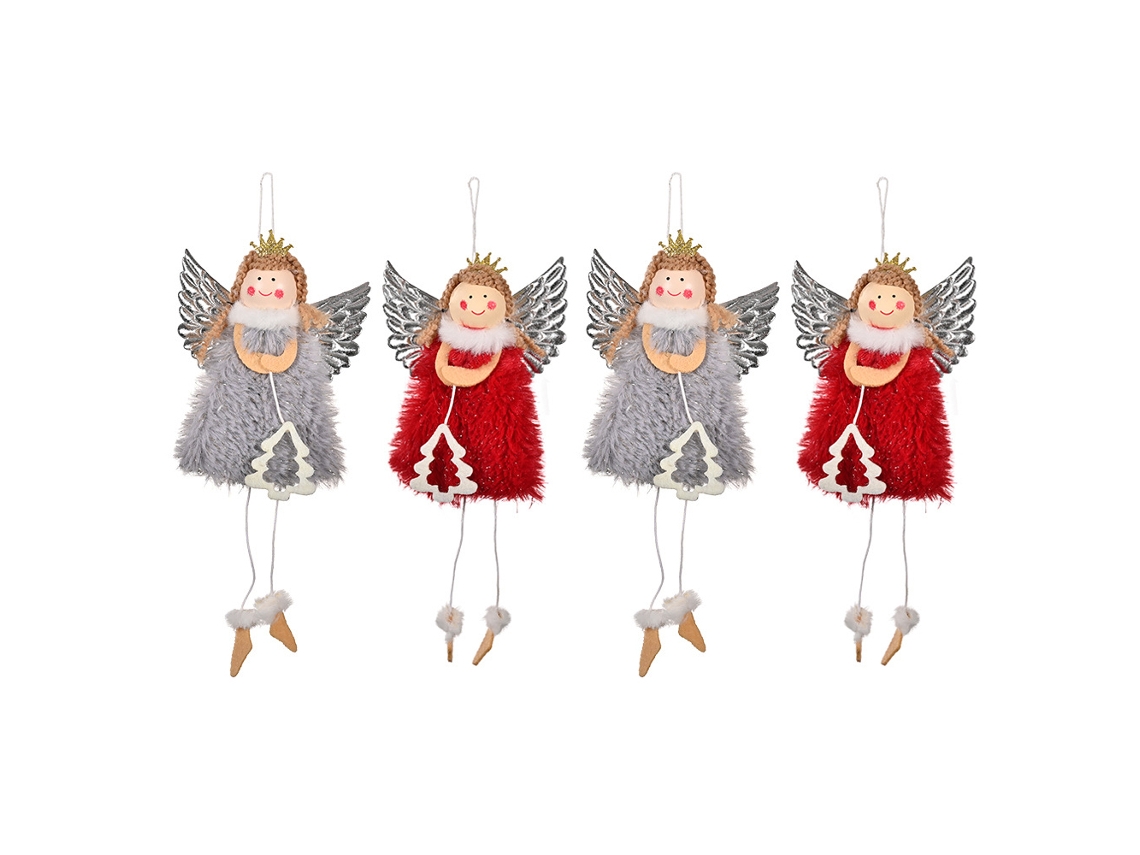 Enfeite de Natal Pingente de Anjo para Árvore e Decoração de Elfos NEVEANCE