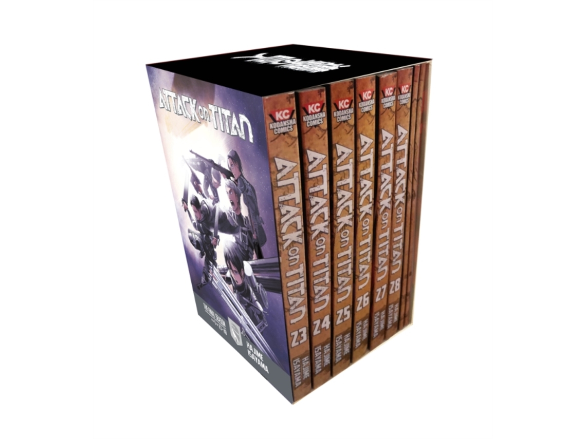 Livro Attack On Titan Final Season Box Set de Hajime Isayama (Inglês)