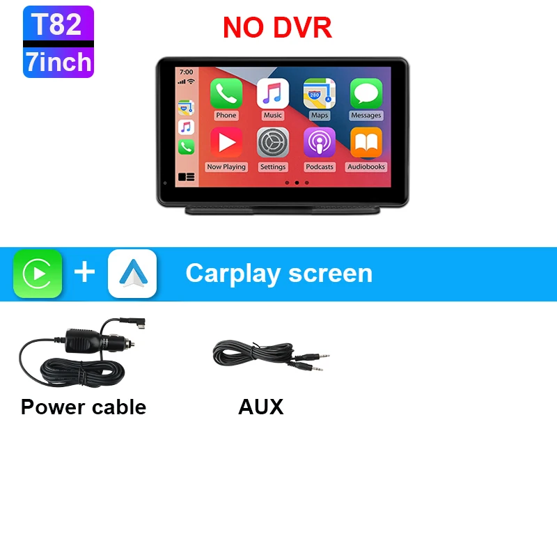 (dvr De 7 Polegadas, Cartão De 128 Gb) Câmera Veicular 4k De 10 Polegadas, Carplay Sem Fio, Gps Com Lente Dupla