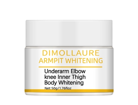 Creme Clareador Para Axilas, Axilas, Joelhos, Juntas Escuras Internas, Clareamento Da Pele Escura, Loção Corporal Clareadora Dimollaure