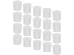Batentes De Porta Com Mola, Universais, Brancos, 20 Unidades, Plástico Macio, Para Proteção De Parede E Redução Ruído