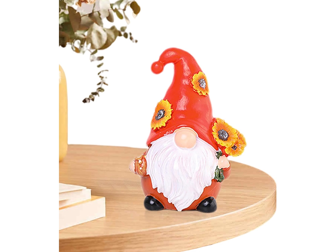 Gnomo De Natal, Decoração Sazonal Sem Rosto | Casinha De Estatuetas Para O