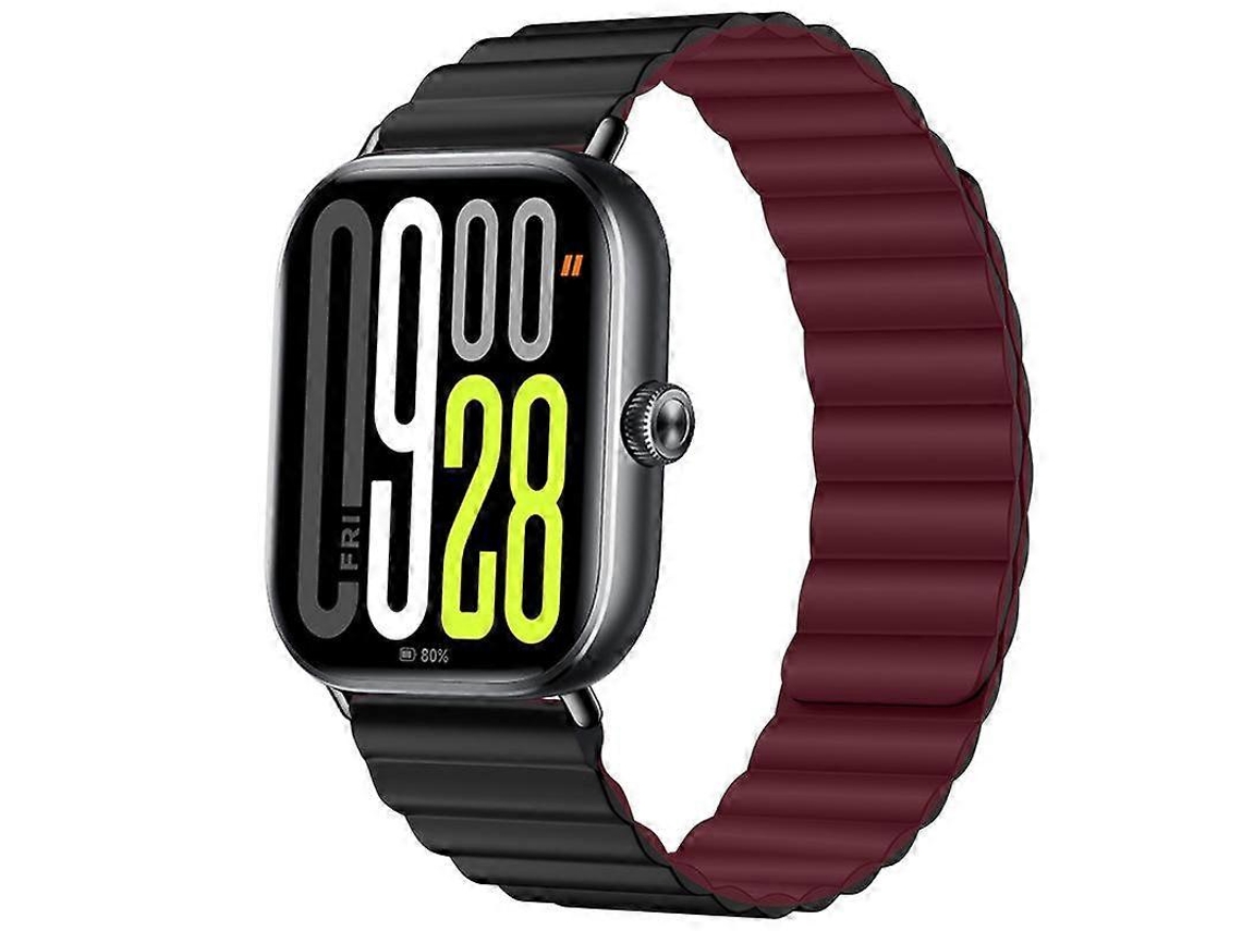 Pulseira De Silicone Macio Com Fecho Magnético Para Redmi Watch 6/5 / Xiaomi Smart Band 9 Pro