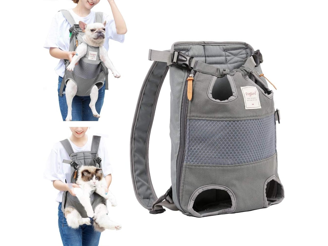 Mochila de Transporte para Cães, Ajustável, Mãos Livres AQUAFORGE