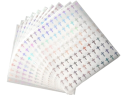 Adesivos De Cruz, Mini De Folha Prateada De 13 Cm Para Scrapbooking, 1200 Peças Envelopes, Convites,