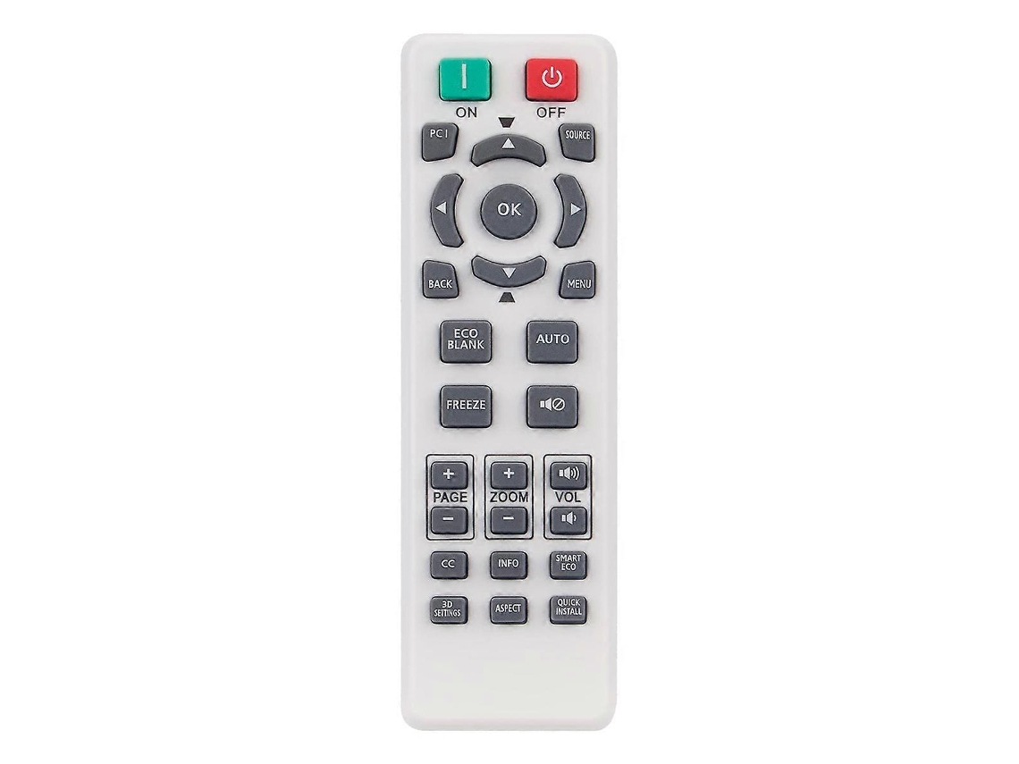 Controle Remoto Substituto Compatível Com Rs7286 Projetores Benq Th682st Th681 Th535 Th530 Ms527 Ms524 W1080st W1070 Ht1075 Ht2150st