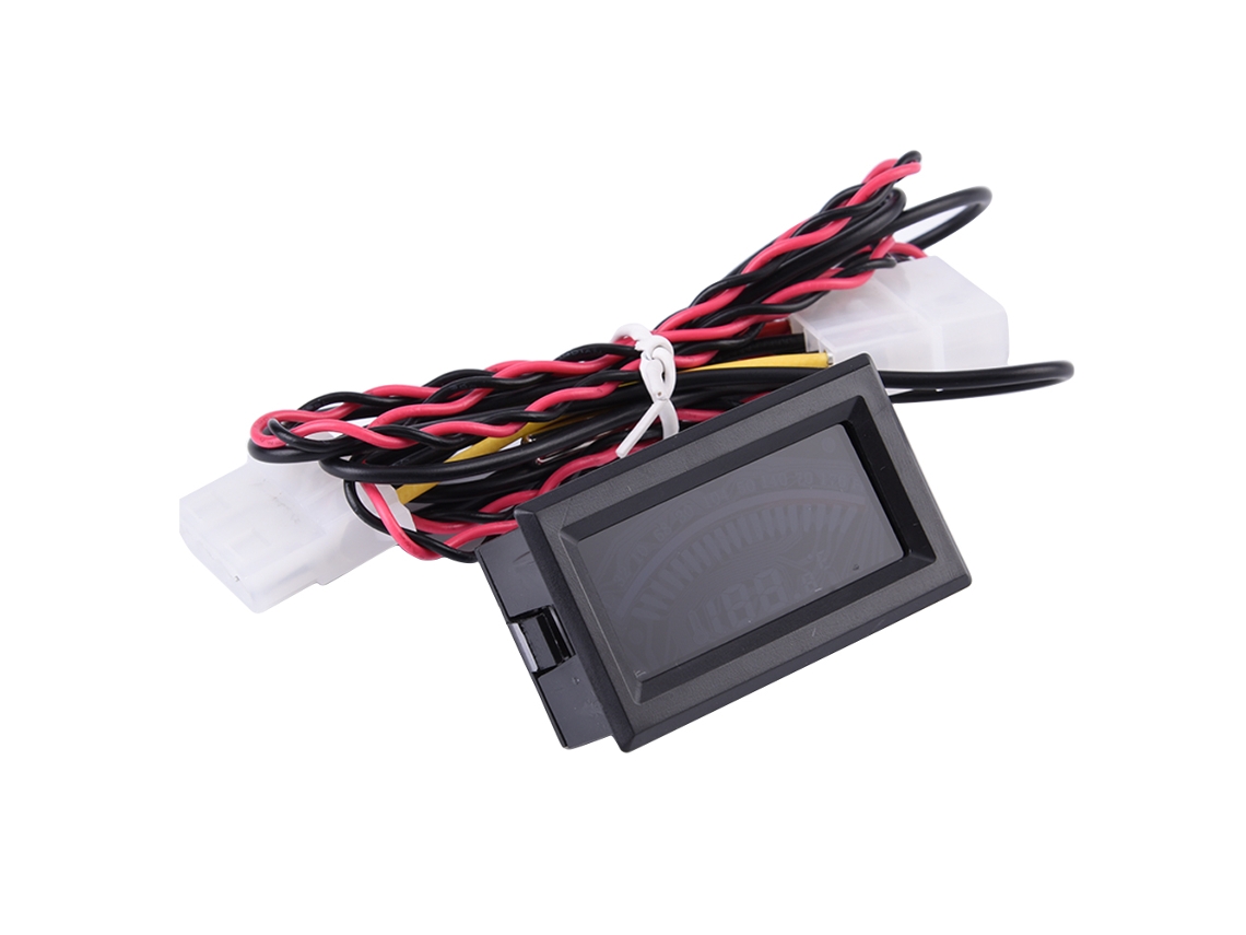 Termômetro digital com visor LCD, de 0°C a 90°C, com sonda CHABERLU