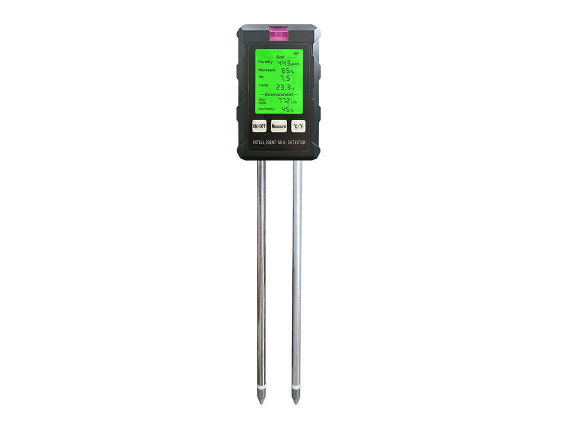 METER de Umidade do Solo 6 em 1, pH, Fertilidade, Temperatura, Luz, Ferramenta de Jardinagem S/MARCA