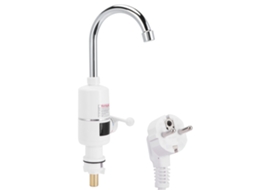 Torneira Elétrica de Aquecimento Instantâneo para Cozinha com Aço Inoxidável e Exibição Led S/MARCA