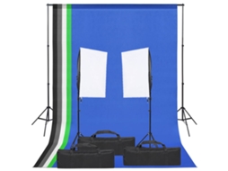 Photo Studio Kit, Photo Studio Kits Vidaxl Preto Aço (n/a)