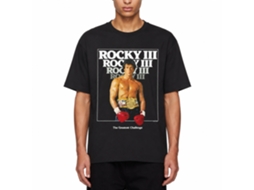 Rockinstone Rocky Movie 3 Poster Black Adult T-shirt Size:s