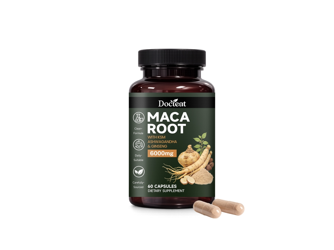 Maca e Ginseng em Cápsulas para Bem estar e Energia LAXISCREED