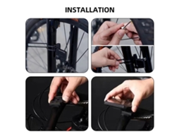 Suporte de telefone para moto, com 8 garras, absorção de impactos, silicone antideslizante, compatível com manoplas de 11 a 27mm