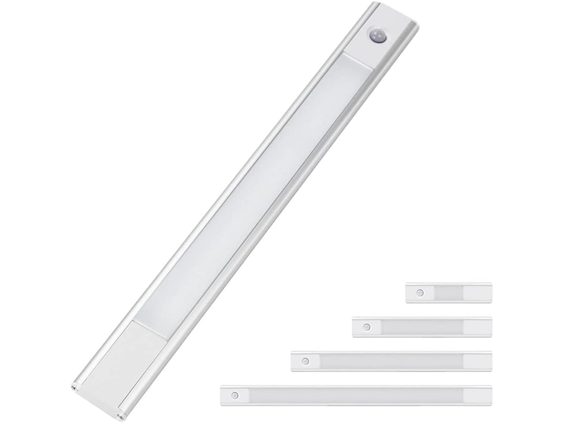 Iluminação De Armário Com Sensor De Movimento Luz Quente Recarregável Usb 12 Polegadas