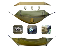 Hammock de Camping Impermeável com Mosquito Net Portátil