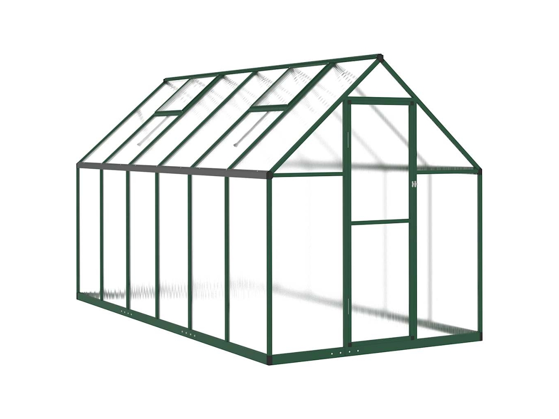 Greenhouse, Greenhouses Vidaxl Verde Alumínio (334 X 169 X 195 Cm)