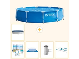 Intex Piscina Com Estrutura Redonda - 366x76 Cm - 6-peças S20431