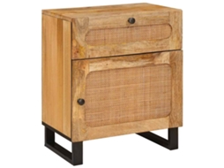 Vidaxl Armário De Cabeceira Natural 50 X 33 X 60 Cm
