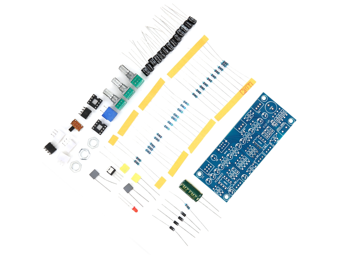 Laxiscreed Placa De Pré-amplificação 2.1 Canais Com Suporte Para Subwoofer E Filtro Passa-baixa