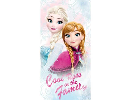 Toalha  Frozen Cool Runs in the Family