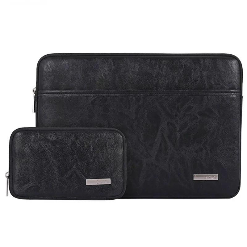 Capa Halinuia Para Portatil 15,6 Polegadas Sleeve Antirriscos Com Bolsas Duplas E Alca (cinza Claro)