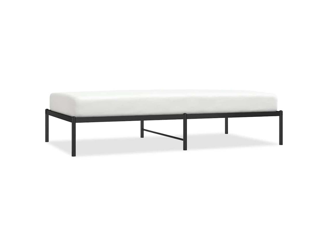 Estrutura de Cama 100x190 Cm Metal Preto MAISON EXCLUSIVE